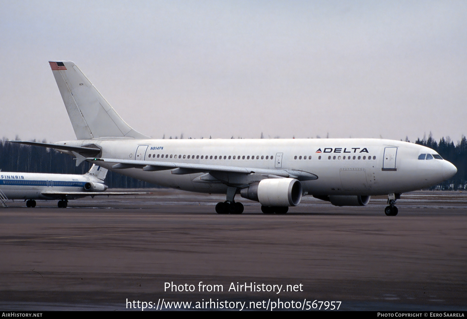 Aircraft Photo of N814PA | Airbus A310-324 | Delta Air Lines | AirHistory.net #567957