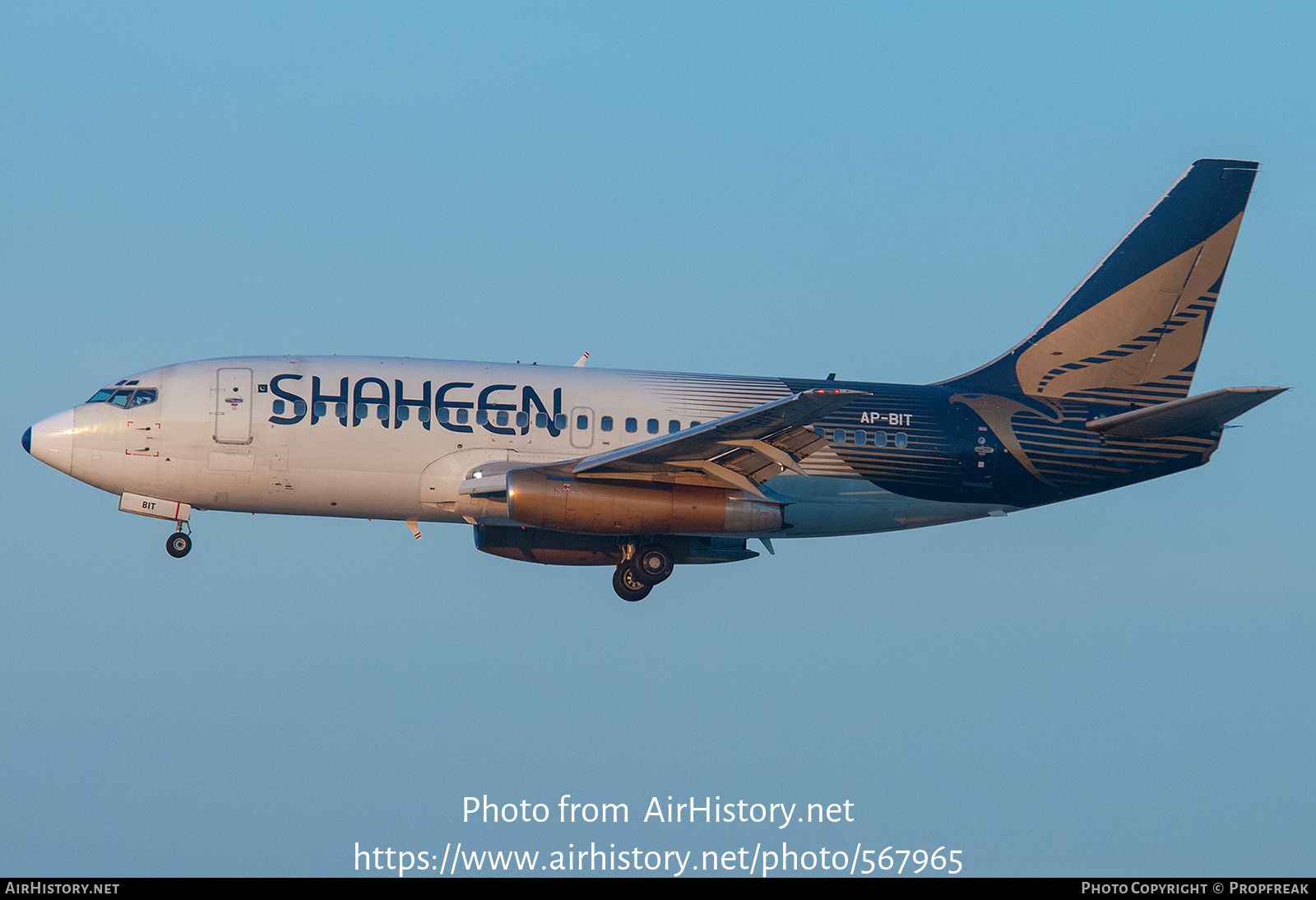 Aircraft Photo of AP-BIT | Boeing 737-236/Adv | Shaheen Air International | AirHistory.net #567965