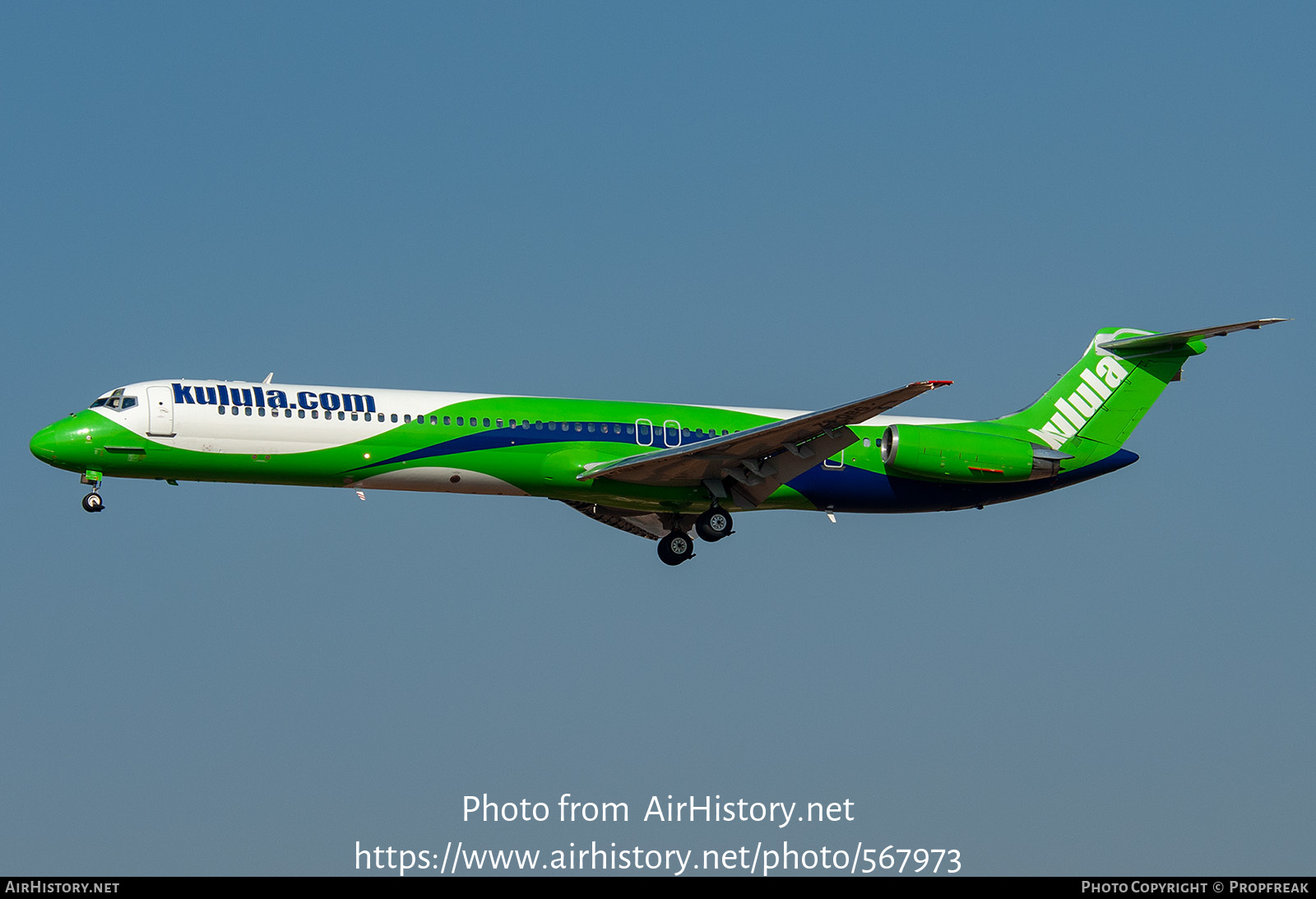 Aircraft Photo of ZS-OBG | McDonnell Douglas MD-82 (DC-9-82) | Kulula | AirHistory.net #567973