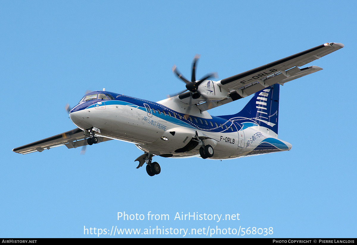 Aircraft Photo of F-ORLB, ATR ATR-42-600, Air Saint-Pierre