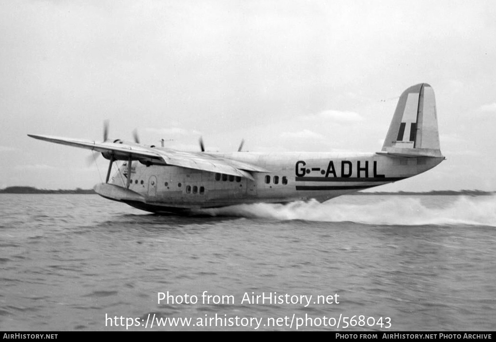 Aircraft Photo of G-ADHL | Short S-23 Empire | BOAC - British Overseas Airways Corporation | AirHistory.net #568043