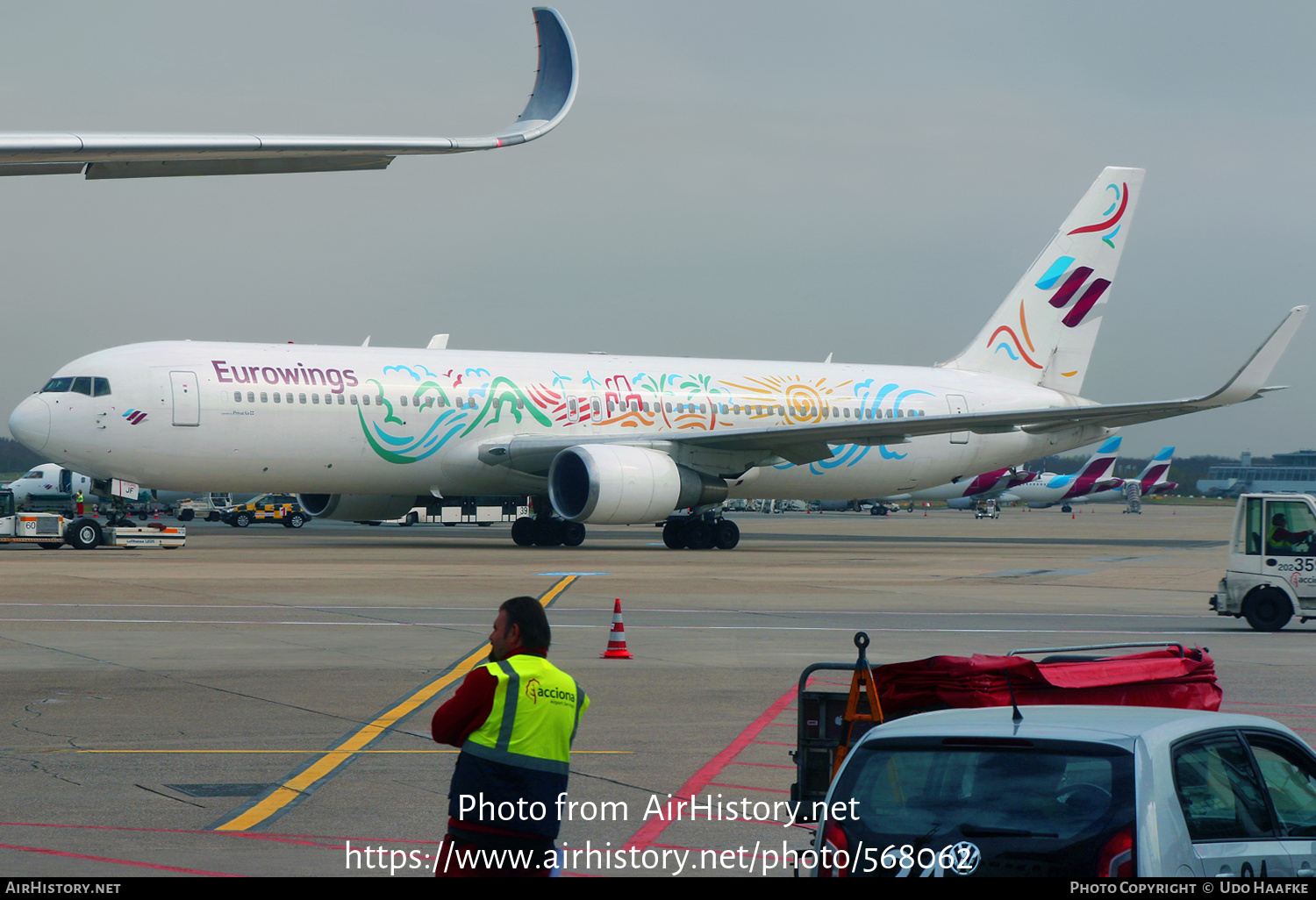 Aircraft Photo of HB-JJF | Boeing 767-316/ER | Eurowings | AirHistory.net #568062