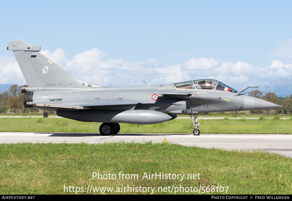 Aircraft Photo of 119 | Dassault Rafale C | France - Air Force | AirHistory.net #568107