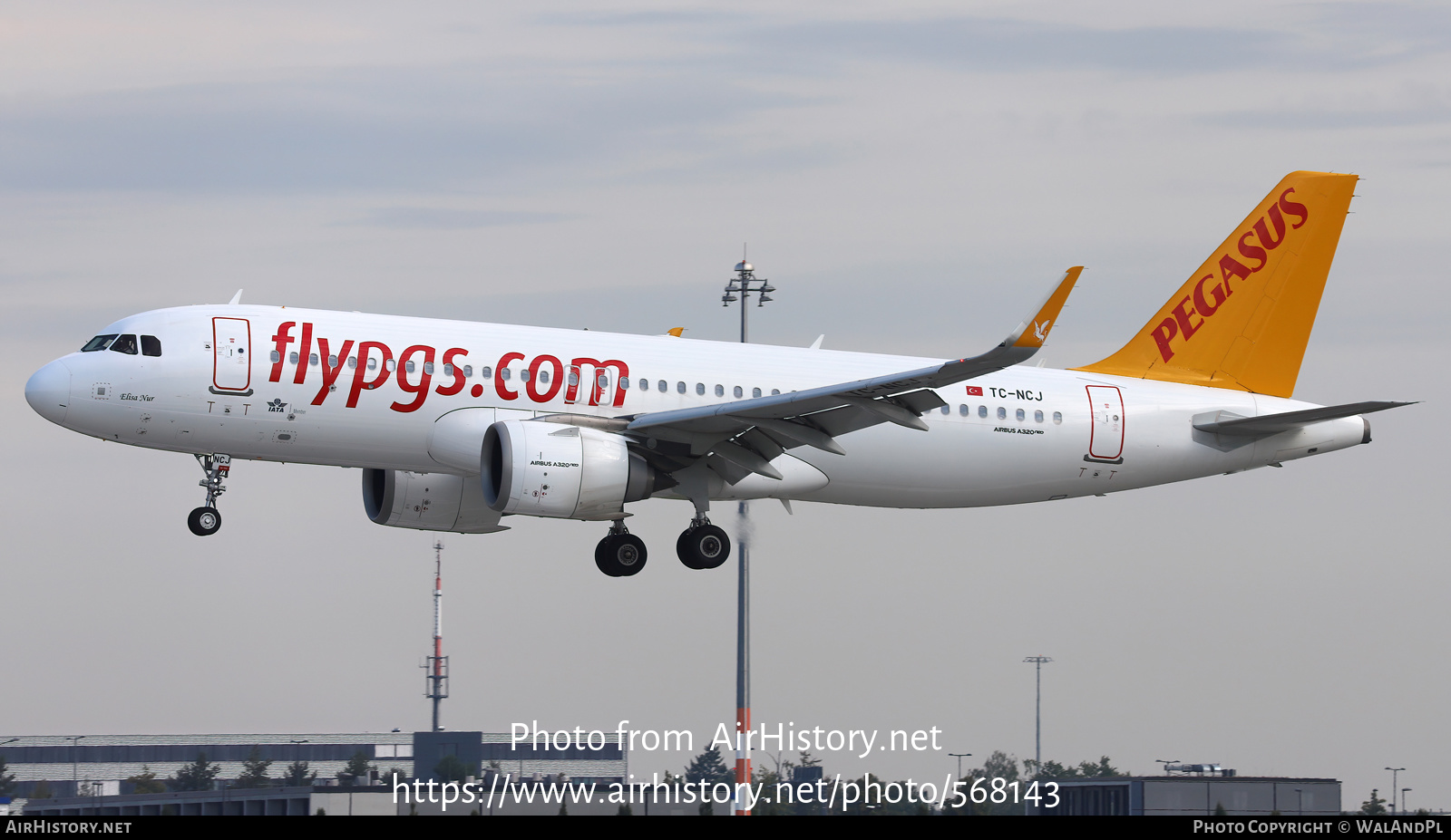 Aircraft Photo of TC-NCJ | Airbus A320-251N | Pegasus Airlines | AirHistory.net #568143