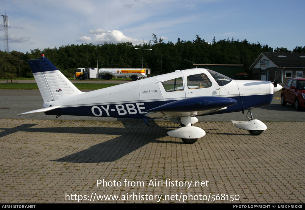 Aircraft Photo of OY-BBE | Piper PA-28-140 Cherokee Fliteliner | AirHistory.net #568150