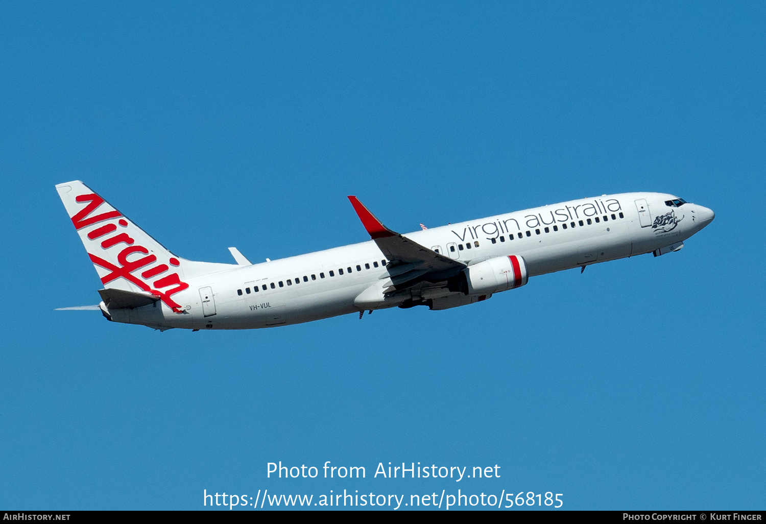 Aircraft Photo of VH-VUL | Boeing 737-8FE | Virgin Australia Airlines | AirHistory.net #568185