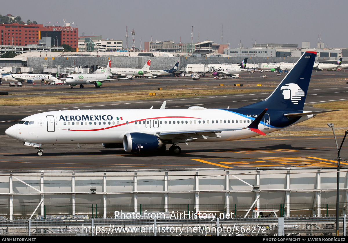 Aircraft Photo of XA-CCO | Boeing 737-8 Max 8 | AeroMéxico | AirHistory.net #568272