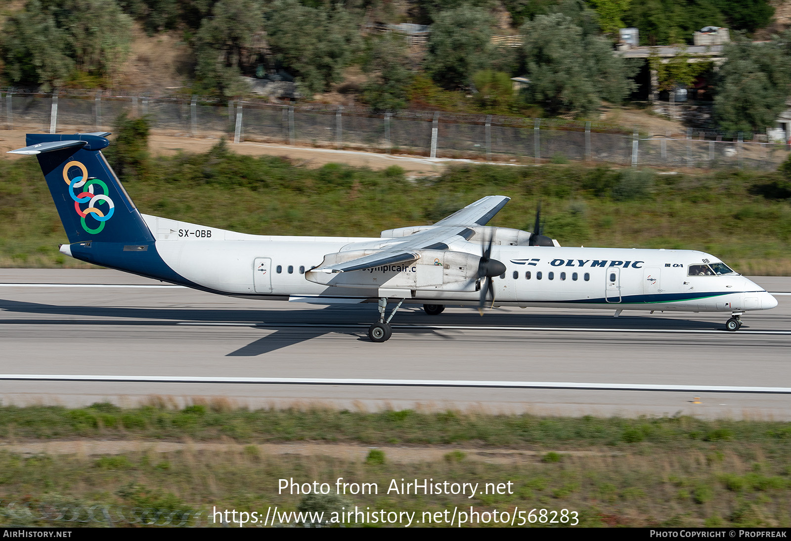 Aircraft Photo of SX-OBB | Bombardier DHC-8-402 Dash 8 | Olympic | AirHistory.net #568283