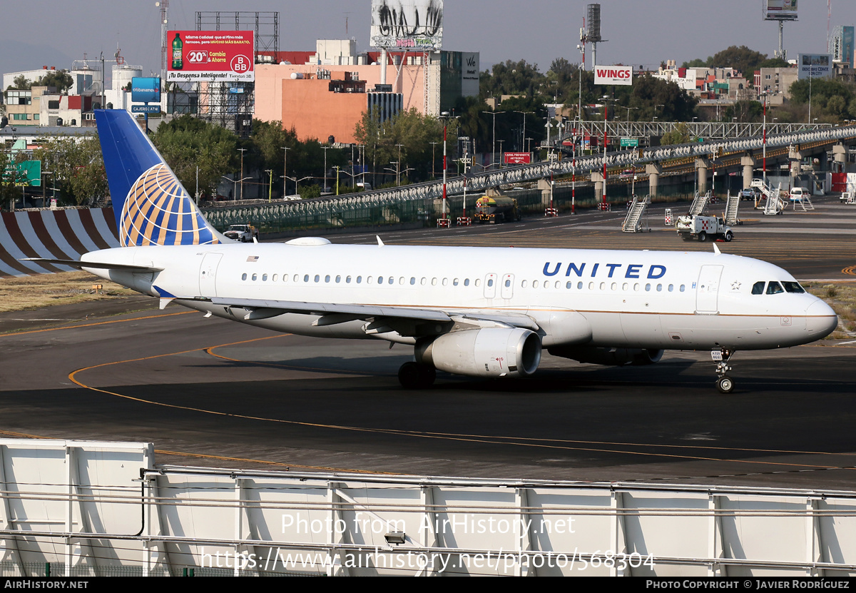 Aircraft Photo of N461UA | Airbus A320-232 | United Airlines | AirHistory.net #568304