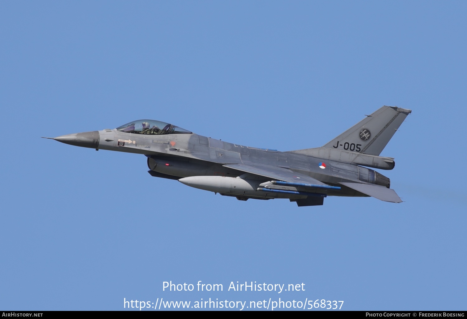 Aircraft Photo of J-005 | General Dynamics F-16AM Fighting Falcon | Netherlands - Air Force | AirHistory.net #568337