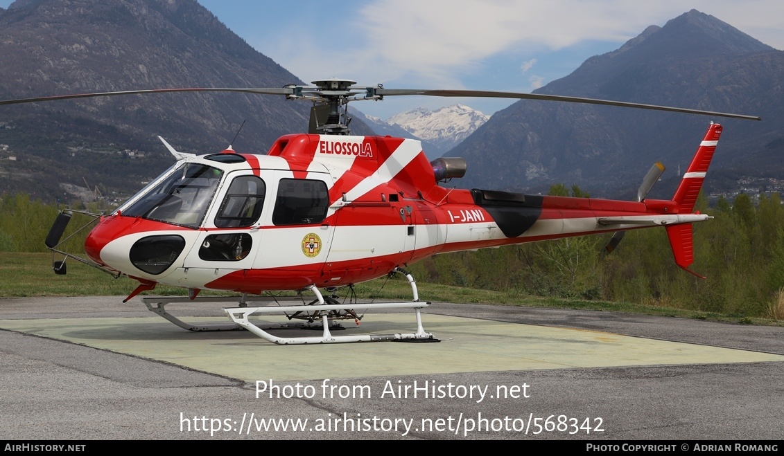 Aircraft Photo of I-JANI | Eurocopter AS-350B-3 Ecureuil | Eliossola | AirHistory.net #568342