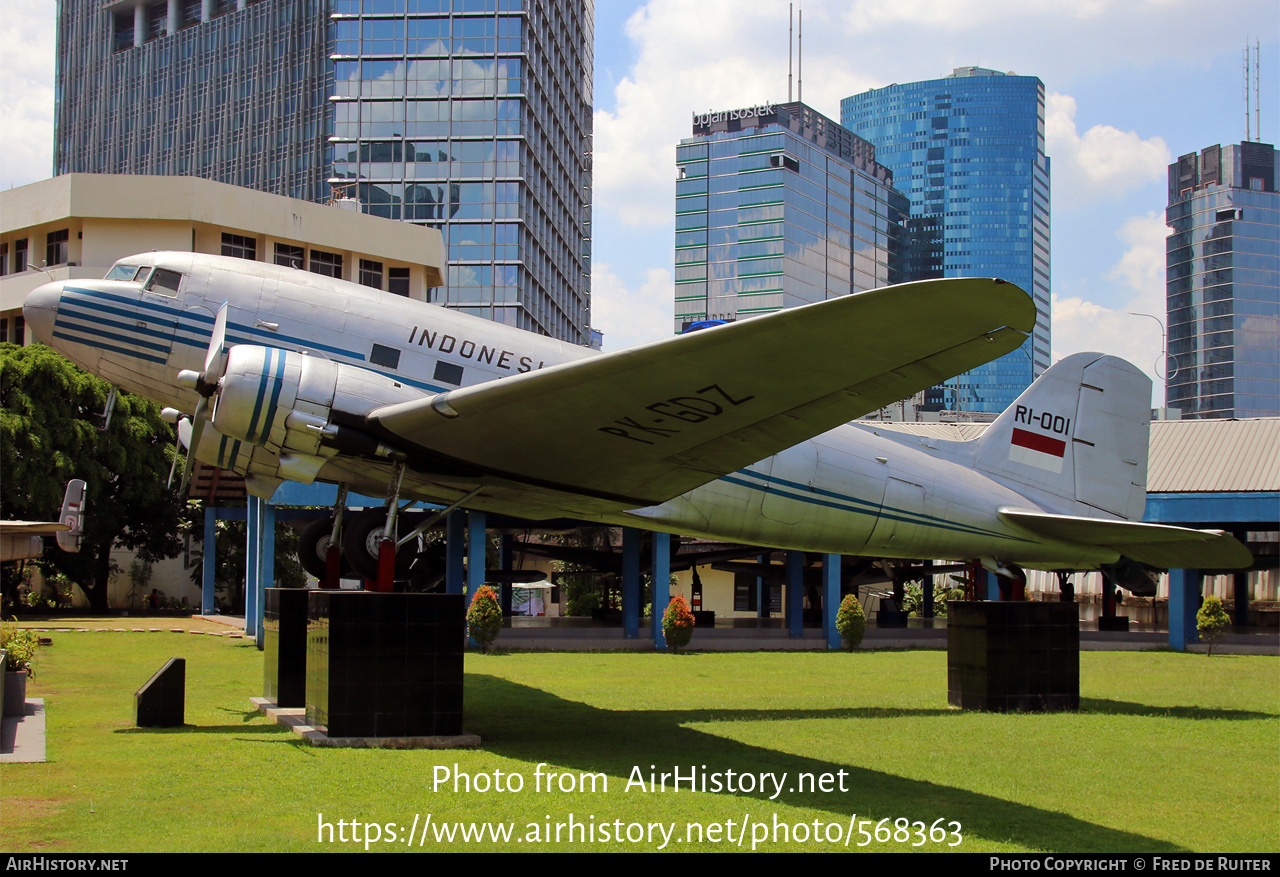 Aircraft Photo of RI-001 / PK-GDZ | Douglas C-47A Skytrain | Indonesian Airways | AirHistory.net #568363