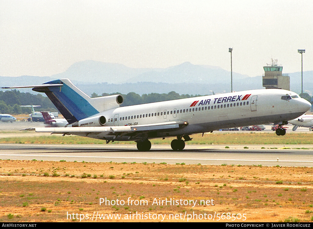 Aircraft Photo of OK-JGY | Boeing 727-230/Adv | Air Terrex | AirHistory ...