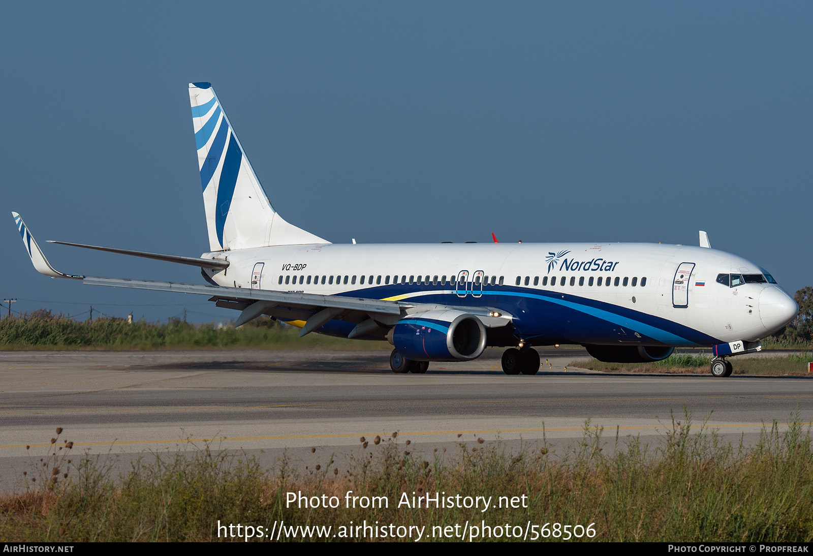 Aircraft Photo of VQ-BDP | Boeing 737-8Q8 | NordStar Airlines | AirHistory.net #568506