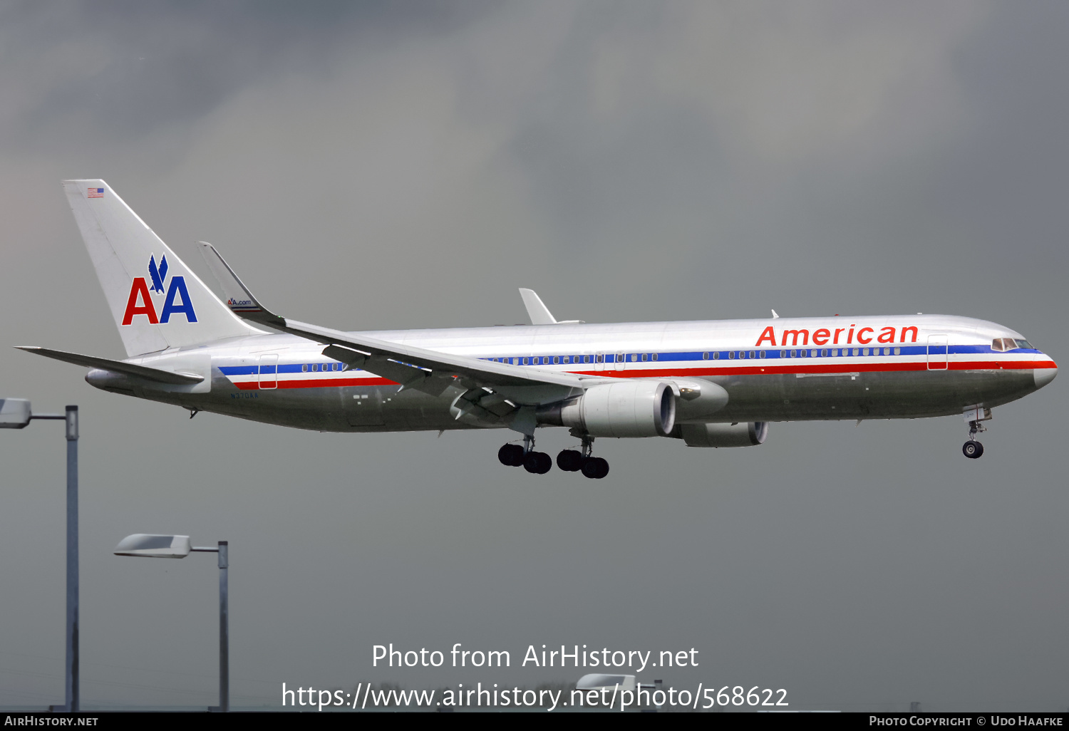 Aircraft Photo of N370AA | Boeing 767-323/ER | American Airlines | AirHistory.net #568622