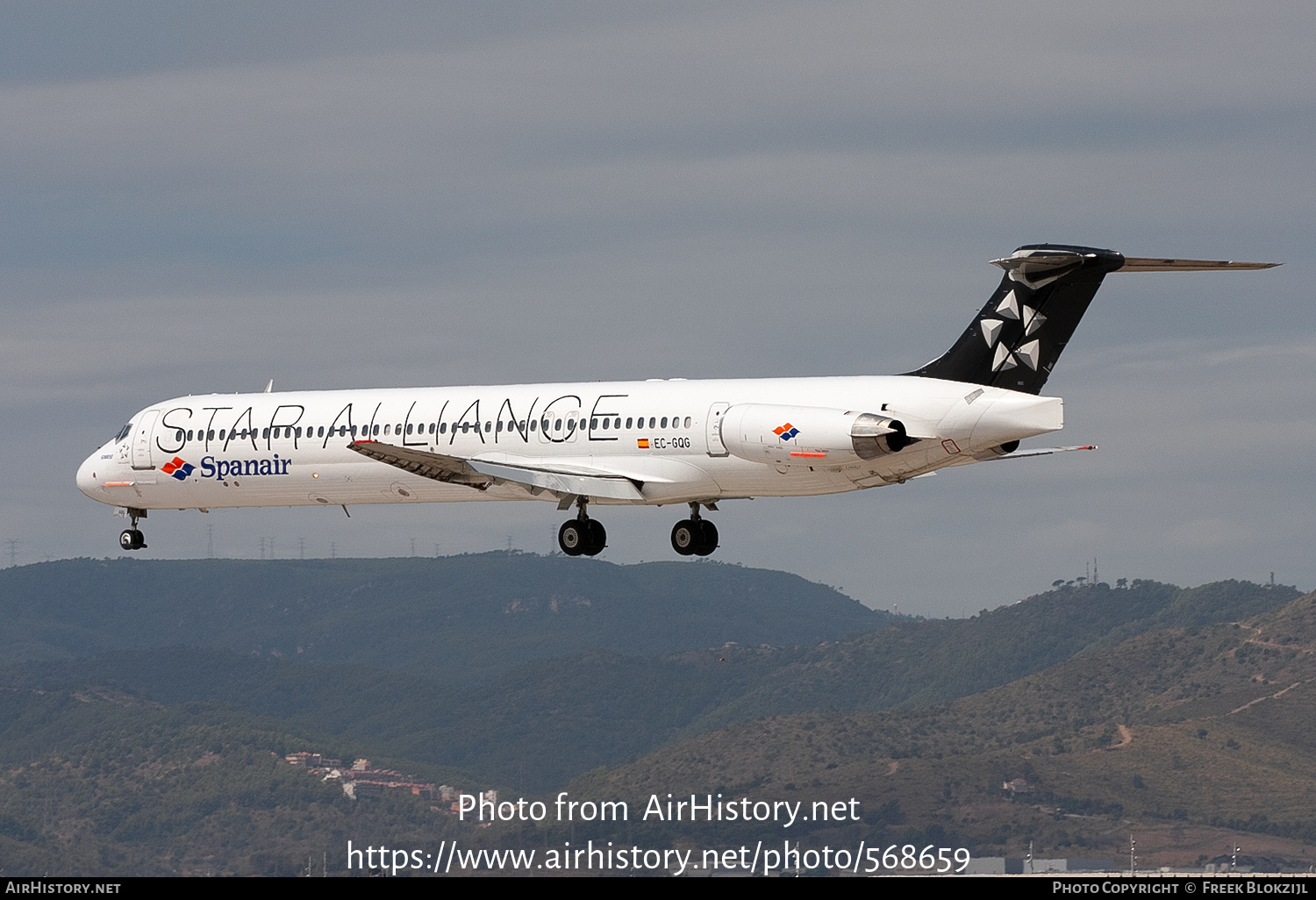 Aircraft Photo of EC-GQG | McDonnell Douglas MD-83 (DC-9-83) | Spanair | AirHistory.net #568659