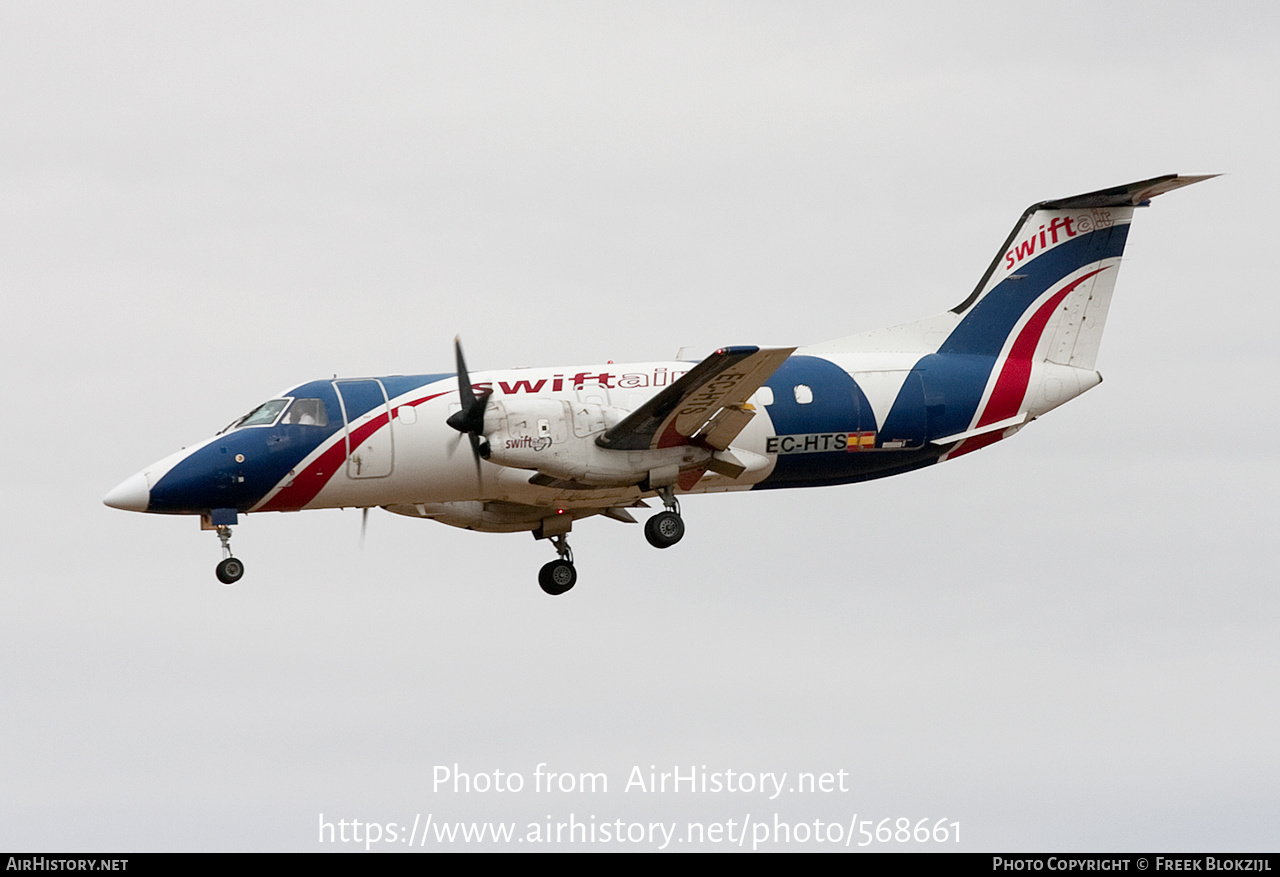 Aircraft Photo of EC-HTS | Embraer EMB-120(ERF) Brasilia | Swiftair | AirHistory.net #568661