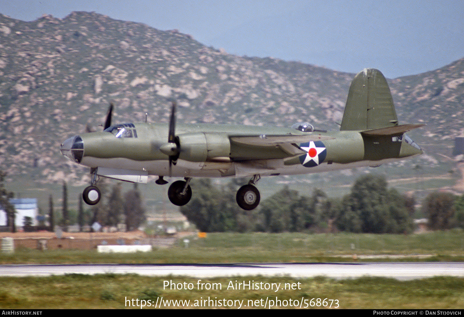 Aircraft Photo of N4297J / 40-1464 | Martin B-26 Marauder | USA - Air Force | AirHistory.net #568673