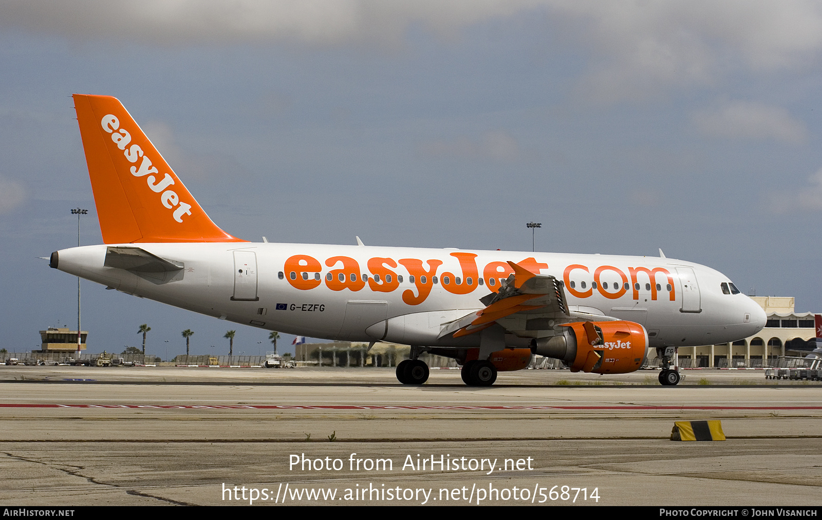 Aircraft Photo of G-EZFG | Airbus A319-111 | EasyJet | AirHistory.net #568714