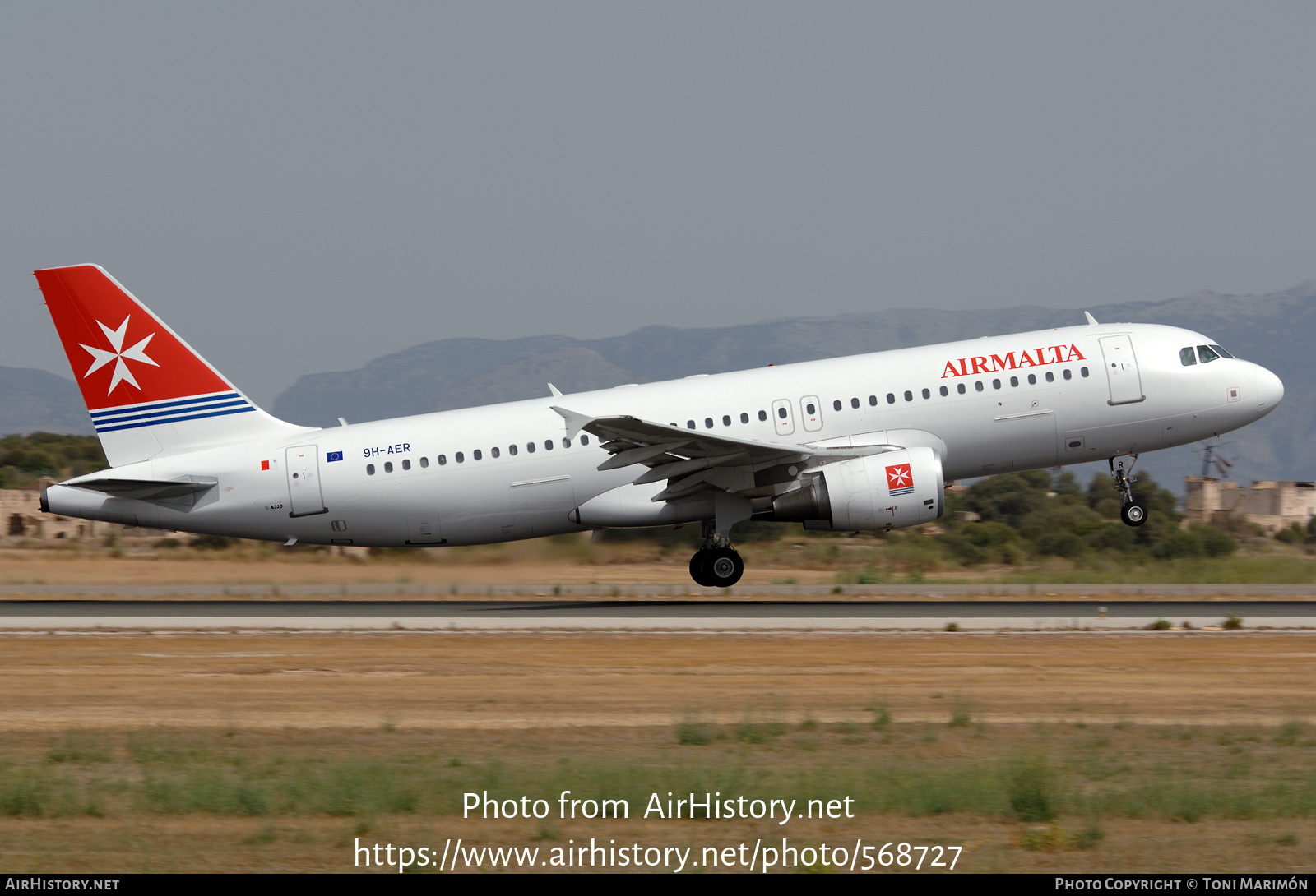 Aircraft Photo of 9H-AER | Airbus A320-214 | Air Malta | AirHistory.net #568727