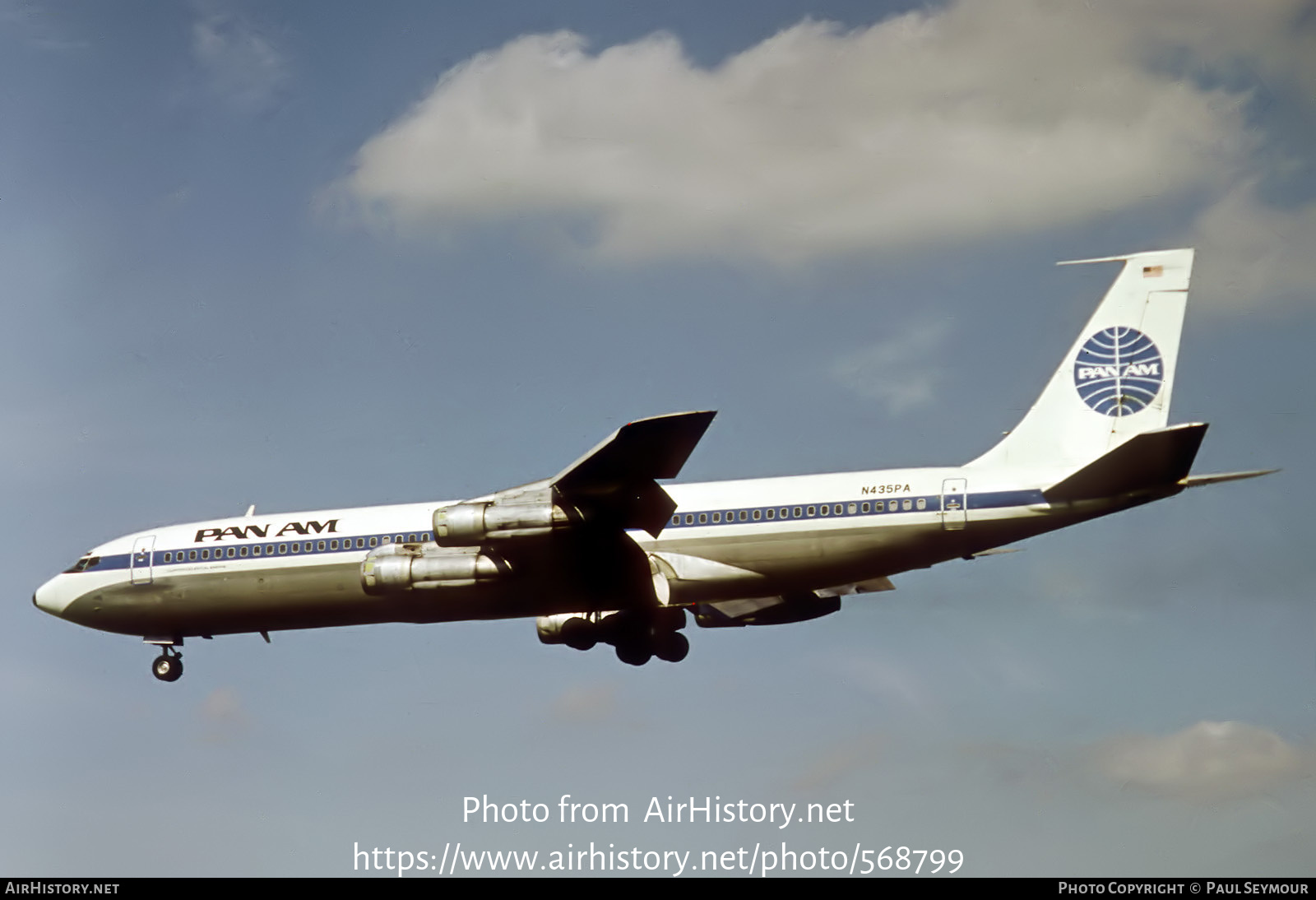 Aircraft Photo of N435PA | Boeing 707-321B | Pan American World 