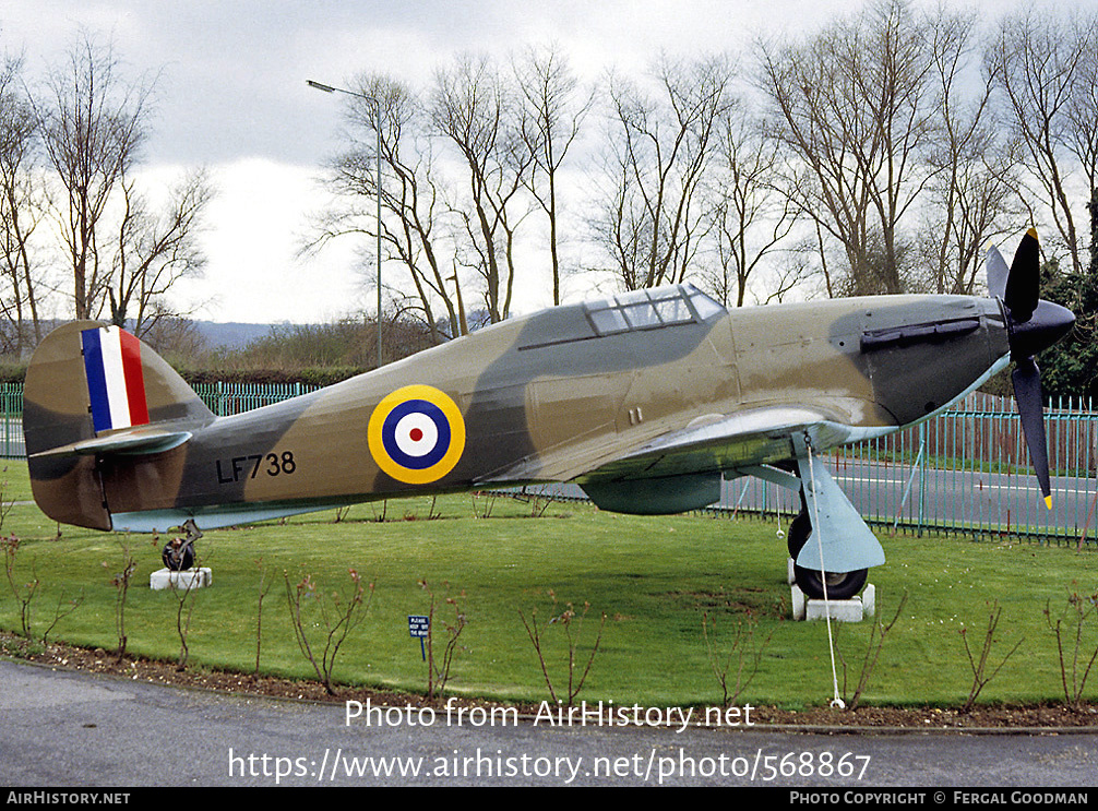 Aircraft Photo of LF738 | Hawker Hurricane Mk2C | UK - Air Force | AirHistory.net #568867