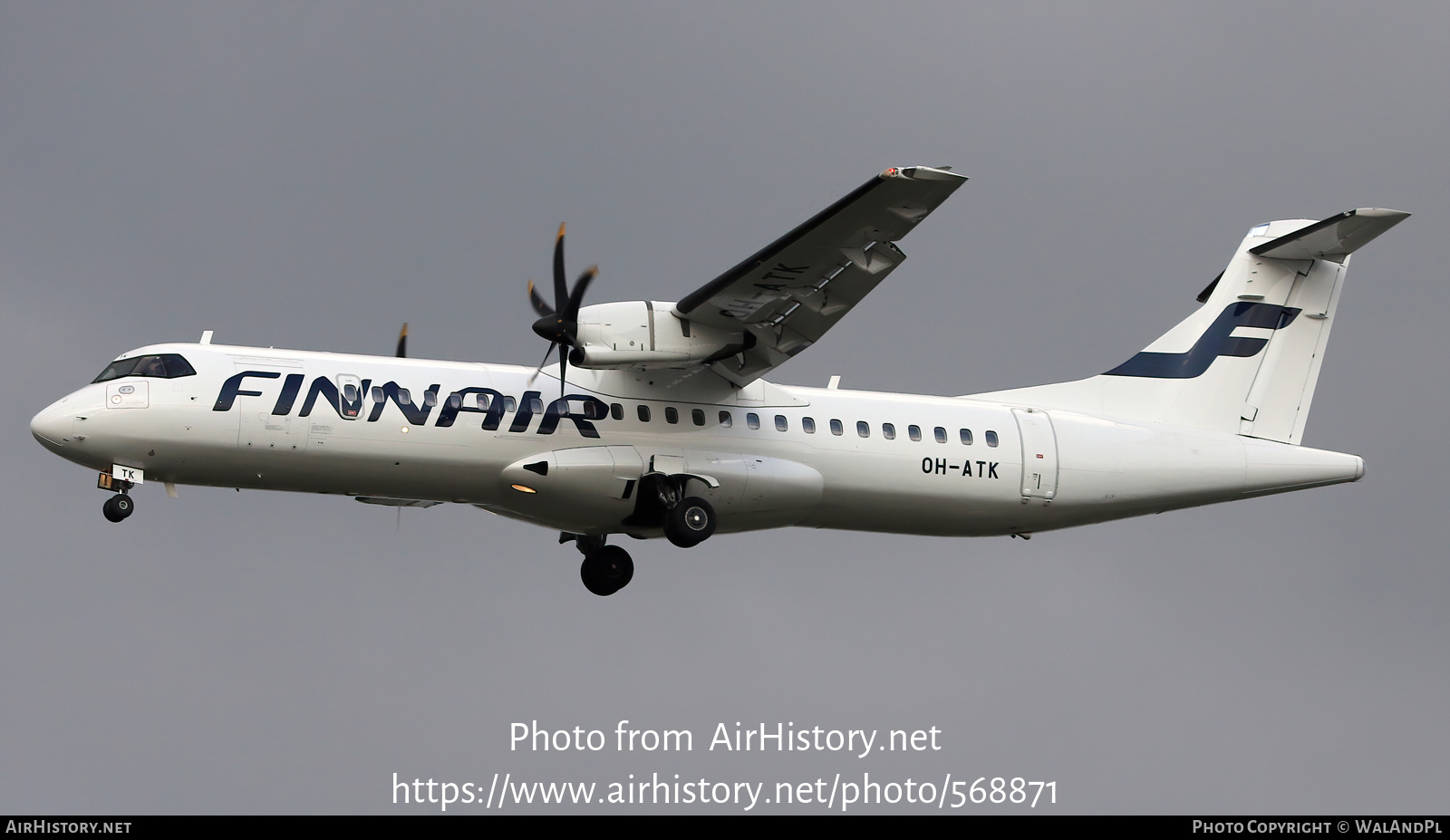 Aircraft Photo of OH-ATK | ATR ATR-72-500 (ATR-72-212A) | Finnair | AirHistory.net #568871