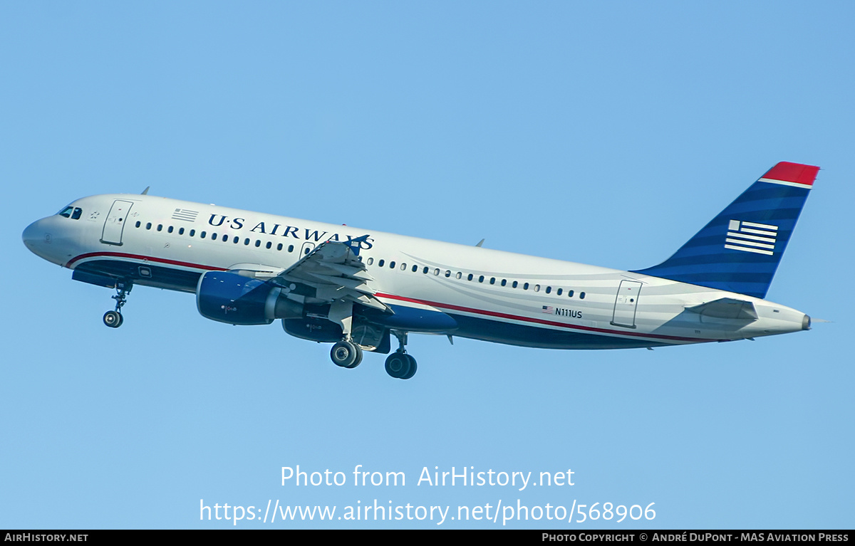 Aircraft Photo of N111US | Airbus A320-214 | US Airways | AirHistory.net #568906