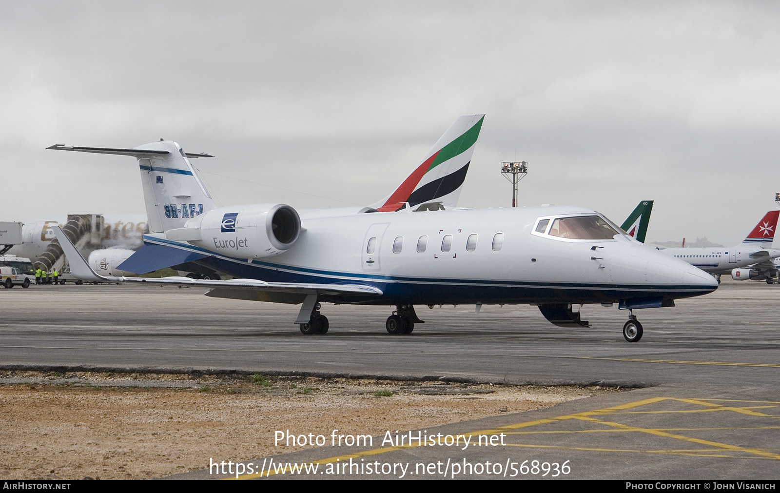 Aircraft Photo of 9H-AFJ | Learjet 60 | Eurojet Malta | AirHistory.net #568936