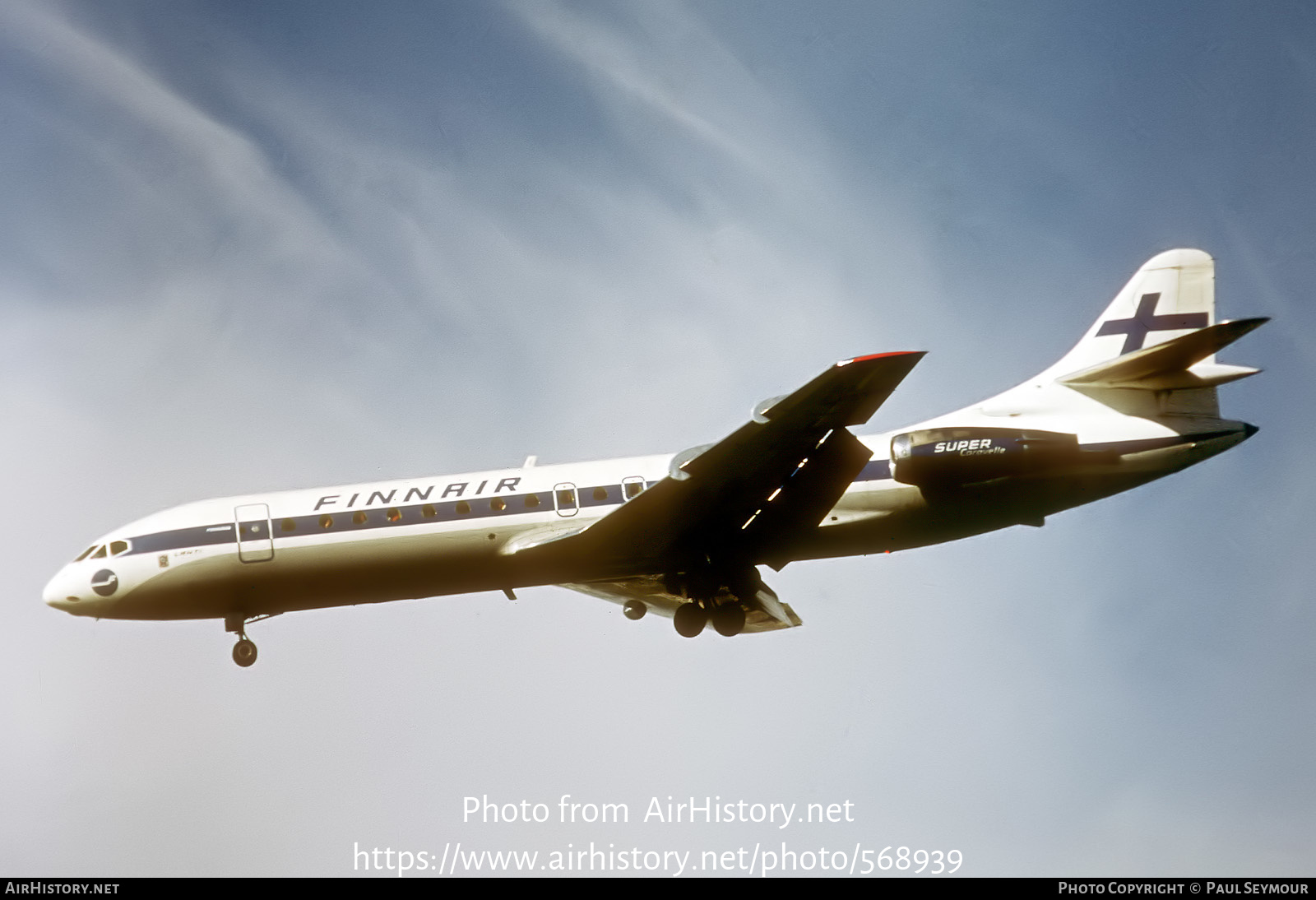 Aircraft Photo of OH-LSE | Sud SE-210 Caravelle 10B3 Super B | Finnair | AirHistory.net #568939