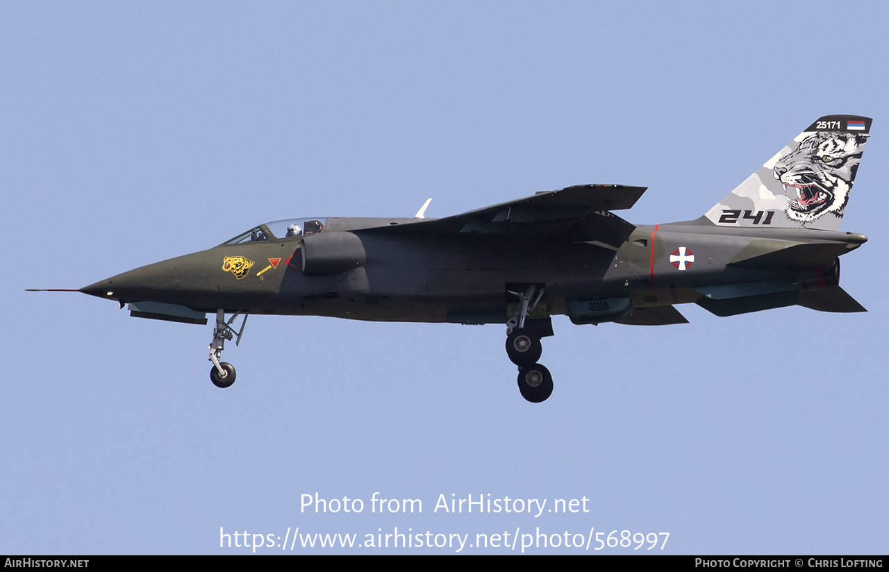 Aircraft Photo of 25171 Soko J22 Orao Serbia Air Force