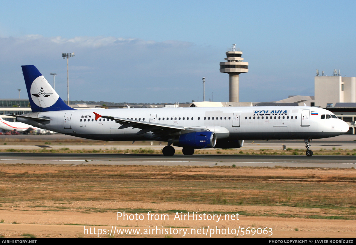 Aircraft Photo of EI-ETH | Airbus A321-231 | Kolavia | AirHistory.net #569063