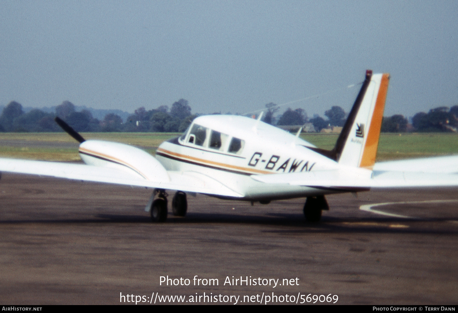 Aircraft Photo of G-BAWN | Piper PA-30-160 Twin Comanche C | Aviation Values | AirHistory.net #569069