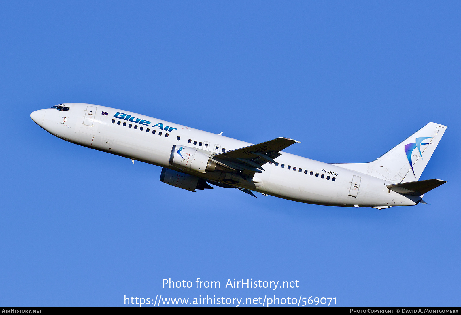 Aircraft Photo of YR-BAO | Boeing 737-42C | Blue Air | AirHistory.net #569071