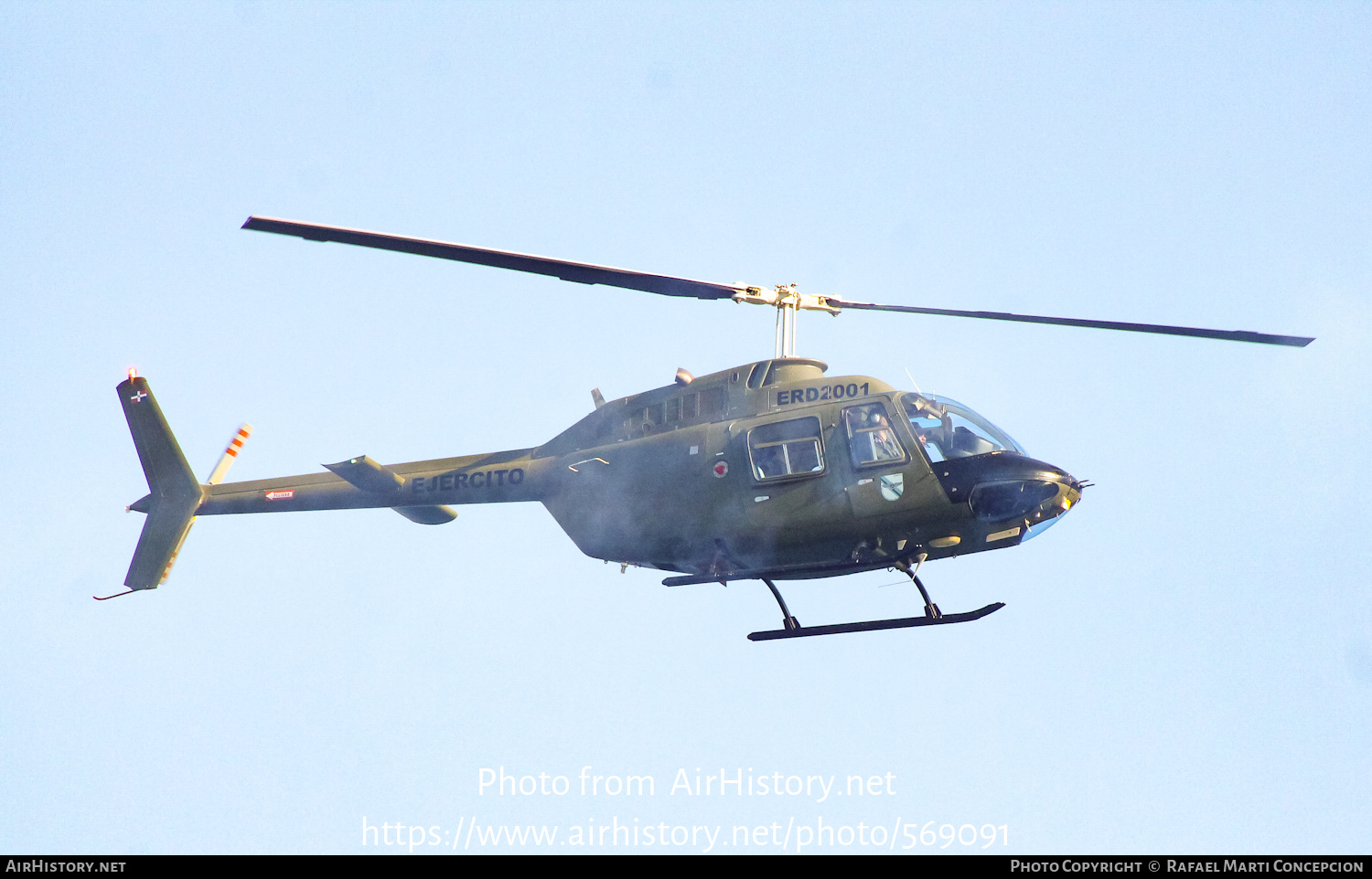 Aircraft Photo of 2001 / ERD2001 | Bell TH-67A Creek (TH-206) | Dominican Republic - Army | AirHistory.net #569091