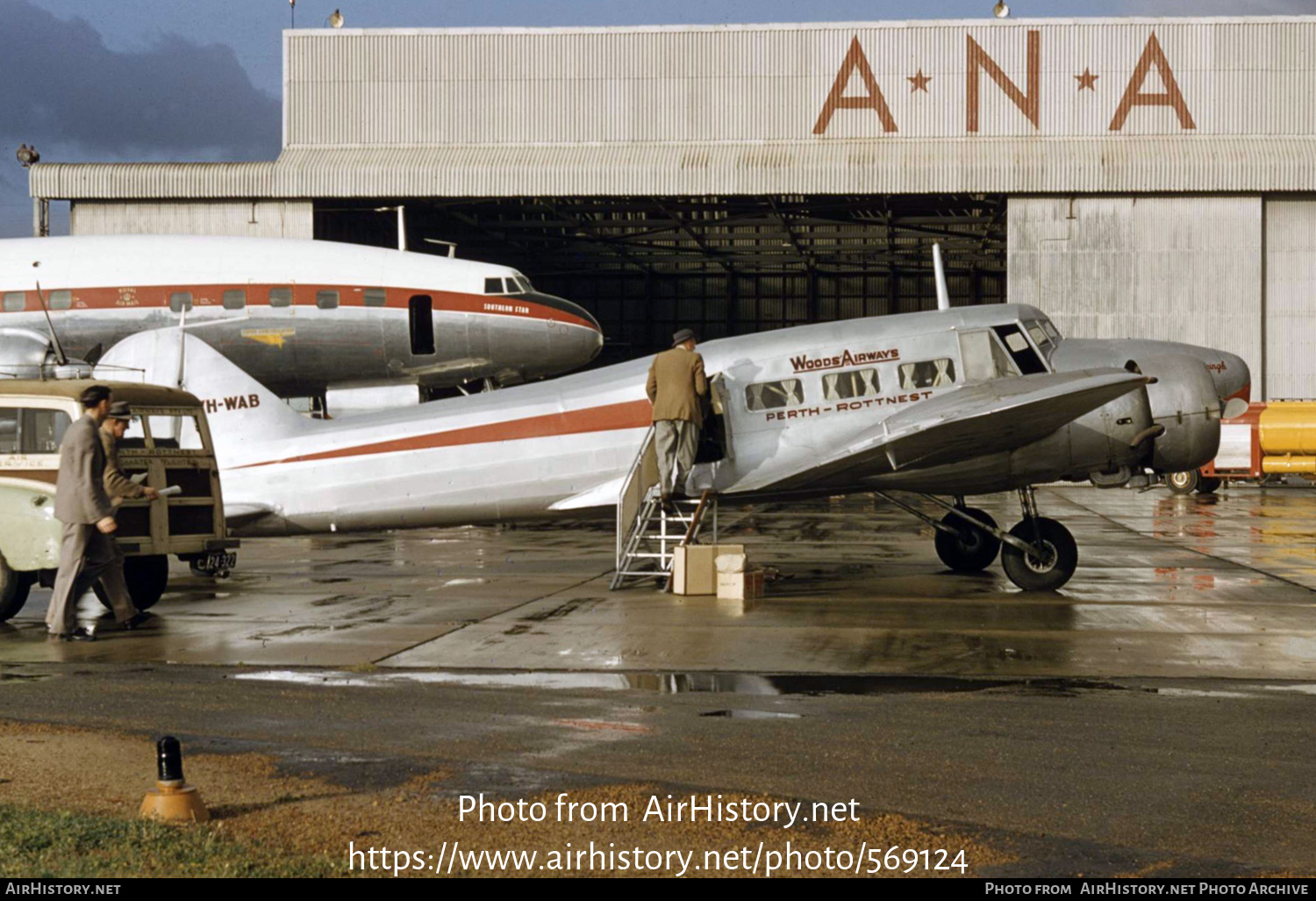 Aircraft Photo of VH-WAB | Avro 652A Anson I | Woods Airways | AirHistory.net #569124