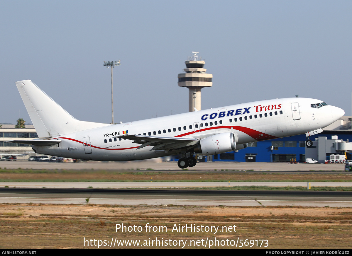 Aircraft Photo of YR-CBK | Boeing 737-382 | Cobrex Trans | AirHistory.net #569173