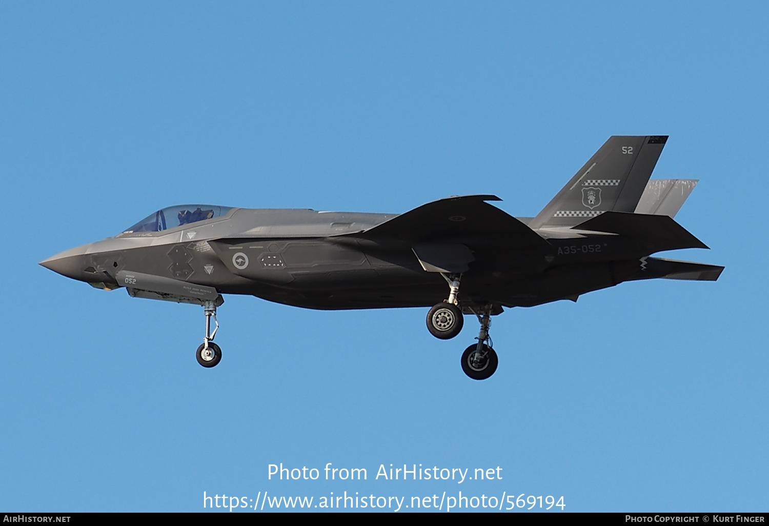 Aircraft Photo of A35-052 | Lockheed Martin F-35A Lightning II | Australia - Air Force | AirHistory.net #569194