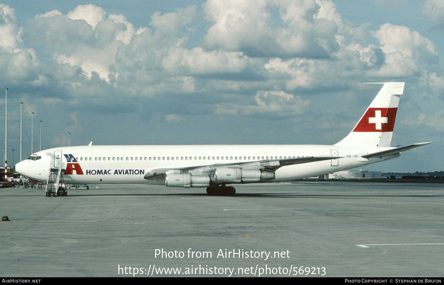 Aircraft Photo of HB-IEI | Boeing 707-328C | Homac Aviation | AirHistory.net #569213