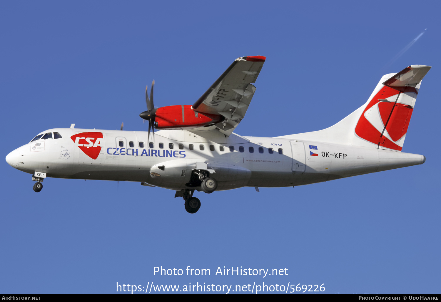 Aircraft Photo of OK-KFP | ATR ATR-42-500 | ČSA - Czech Airlines | AirHistory.net #569226