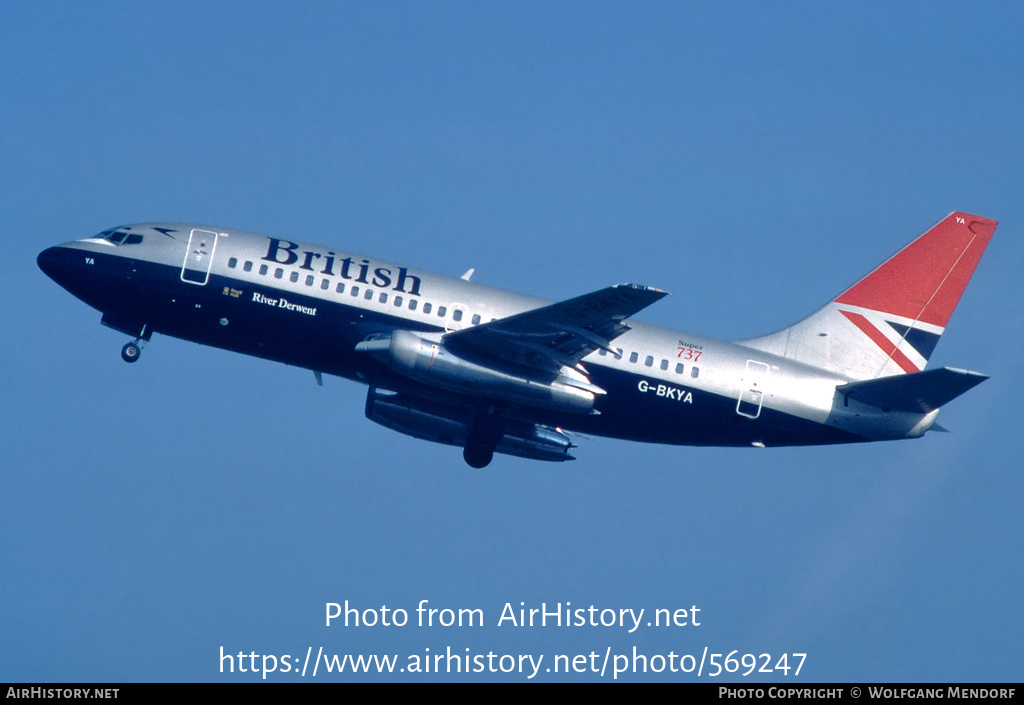 Aircraft Photo of G-BKYA | Boeing 737-236/Adv | British Airways | AirHistory.net #569247