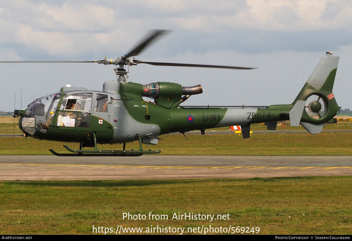 Aircraft Photo of ZB674 | Aerospatiale SA-341B Gazelle AH1 | UK - Army | AirHistory.net #569249