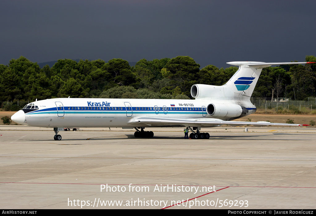 Aircraft Photo of RA-85720 | Tupolev Tu-154M | Kras Air | AirHistory.net #569293