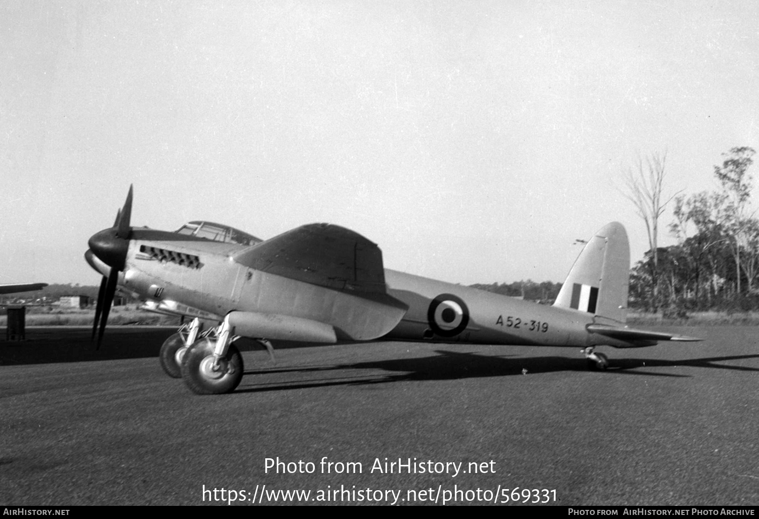 Aircraft Photo of A52-319 | De Havilland D.H. 98 Mosquito PR41 ...