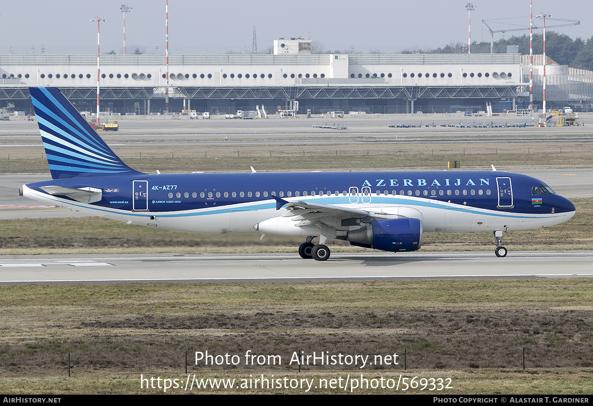 Aircraft Photo of 4K-AZ77 | Airbus A320-214 | Azerbaijan Airlines - AZAL - AHY | AirHistory.net #569332