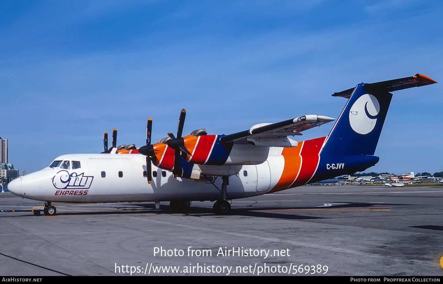 Aircraft Photo of C-GJVY | De Havilland Canada DHC-7-103 Dash 7 | City Express - Cité Express | AirHistory.net #569389