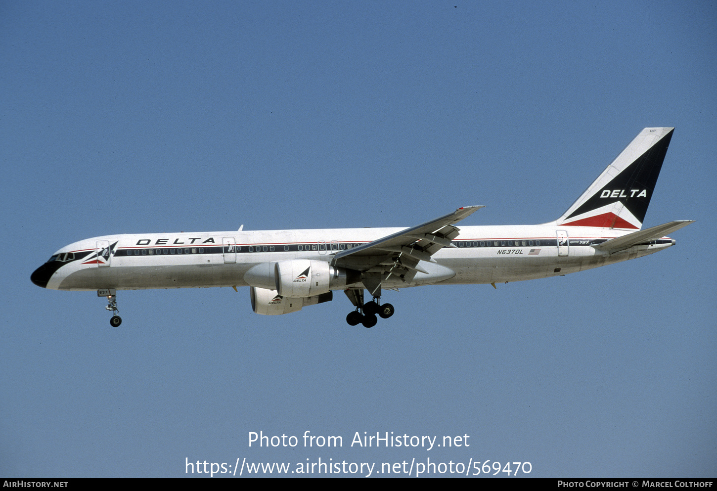 Aircraft Photo of N637DL | Boeing 757-232 | Delta Air Lines | AirHistory.net #569470