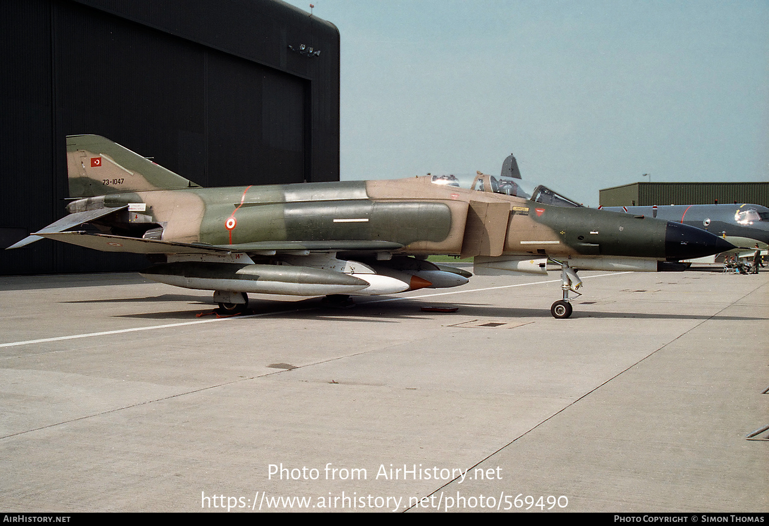 Aircraft Photo of 73-1047 | McDonnell Douglas F-4E Phantom II | Turkey - Air Force | AirHistory.net #569490