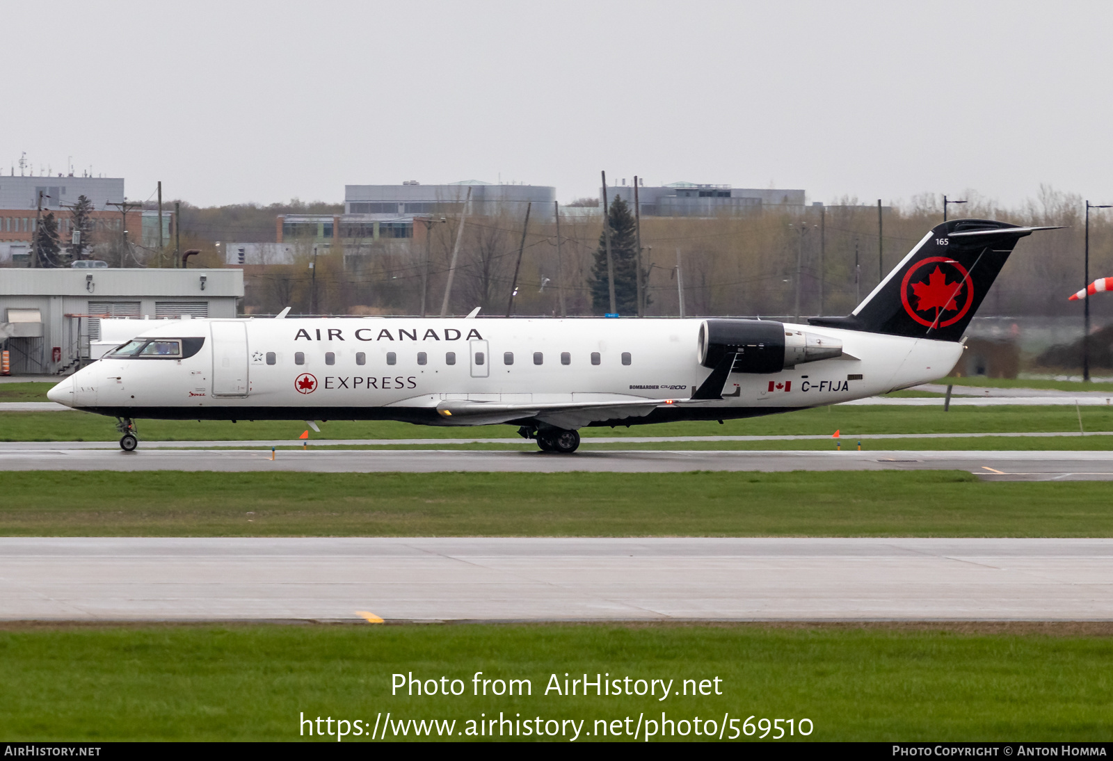 Aircraft Photo of C-FIJA | Bombardier CRJ-200ER (CL-600-2B19) | Air Canada Express | AirHistory.net #569510