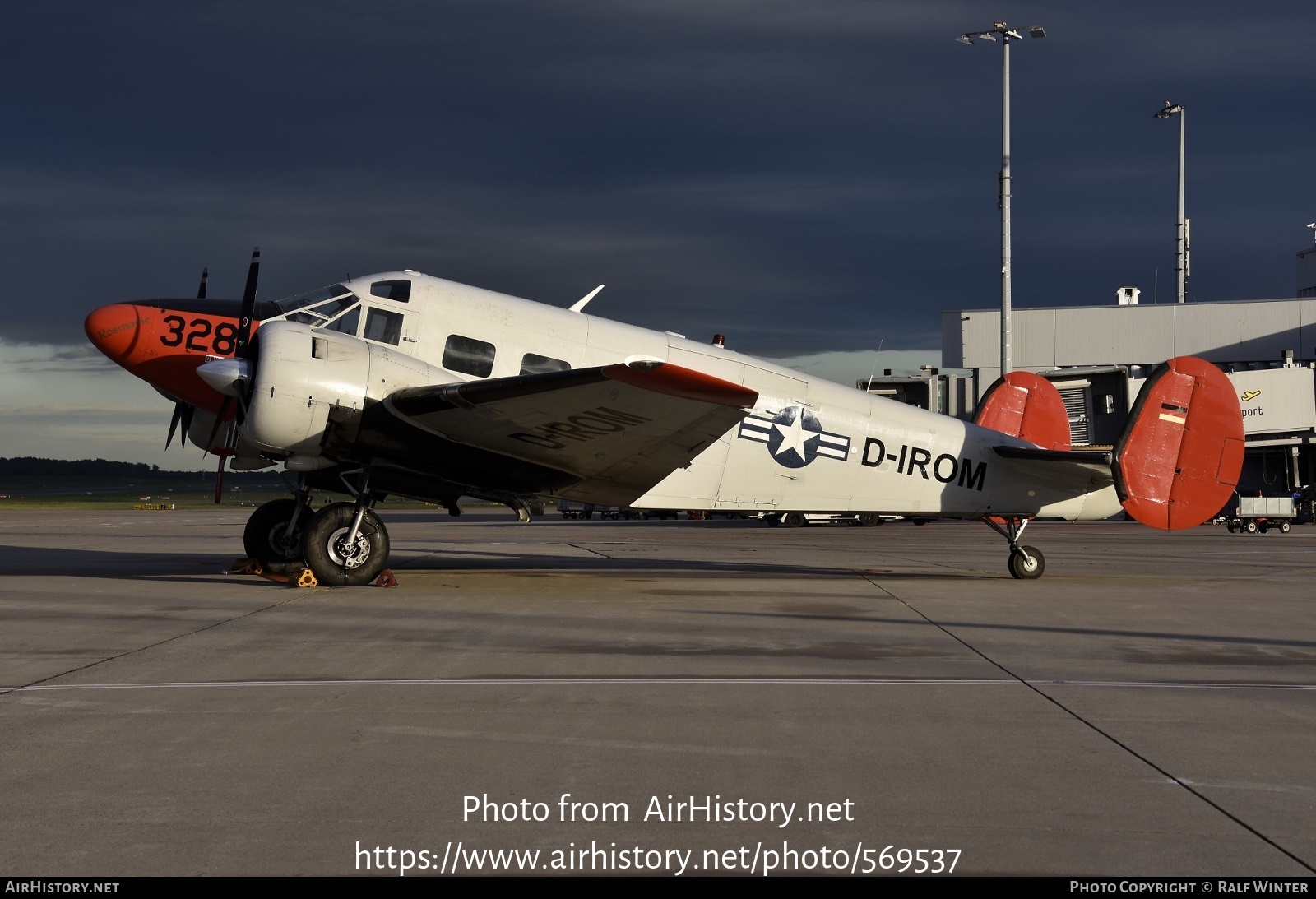 Aircraft Photo of D-IROM | Beech E18S | USA - Navy | AirHistory.net #569537